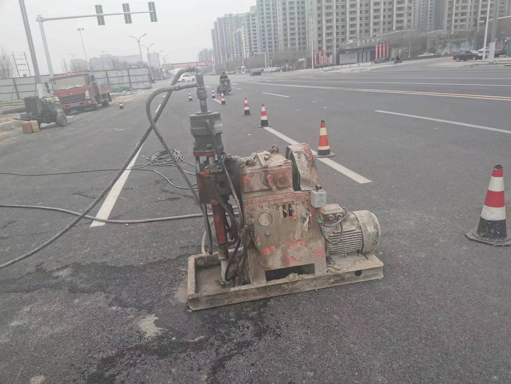 龙沙路基注浆